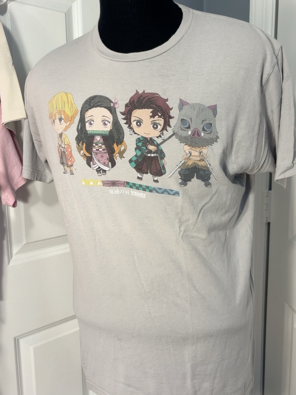 Hello Kitty Girls Pink, White & Cream Graphic Tee & Tank Set - Picture 10 of 11